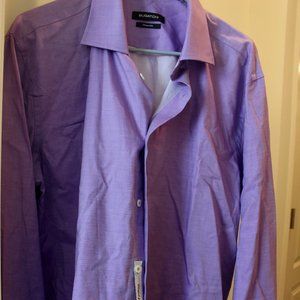 BUGATCHI soft cotton Purple NEW 17/34-35 shirt